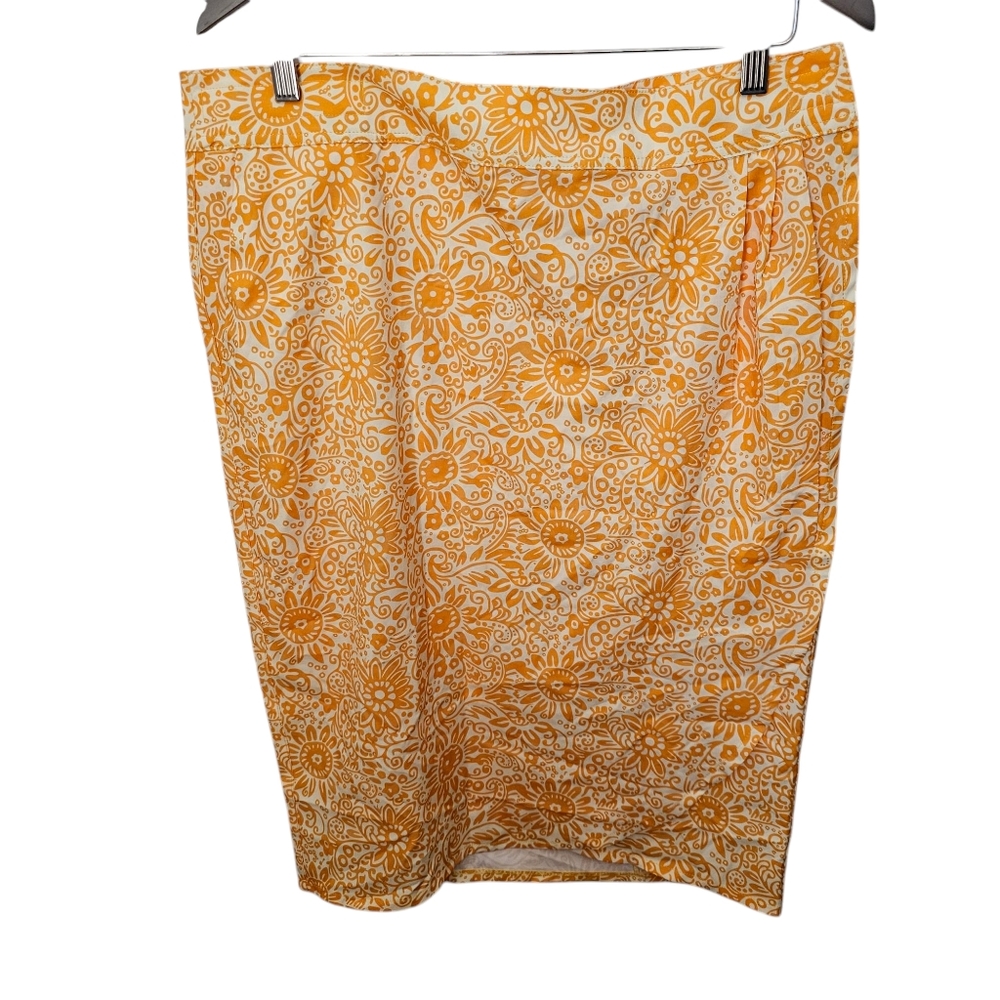 RipSkirt Hawaii Tangarine Length 3 Wrap Skirt Size Large